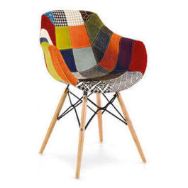 918 sedia patchwork in stile moderno per esternie interni ideale per giardini e spazi arredati