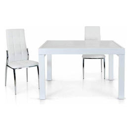 943 Tavolo Vetro 90 X 120/240 Bianco