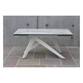 947 Tavolo Ceramica 90 X 160/200/240 Bianco