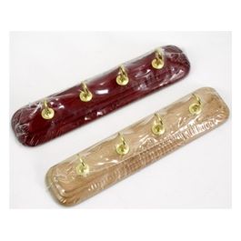Portachiavi Assortito con 4 Ganci in ottone