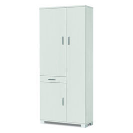 A623Bfbfk Mobile 3 Ante 1 Cassetto - Kit Bianco Fiammato