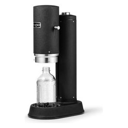 Carbonator Pro Gasatore d'Acqua Nero Opaco con Bottiglia di Vetro