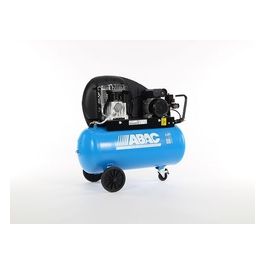 Compressore a Cinghia 2 HP 90 Litri 10 bar Aria Aspirata 255 lt/min per Fai da Te e Professionisti