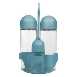 Set Condimento Color Style Jolly 4 Pz Azzurro