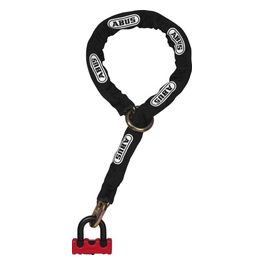 Abus 59715 2 Catena con lucchetto Granit Power XS 67/105HB50 + 10KS120 loop colore nero e rosso