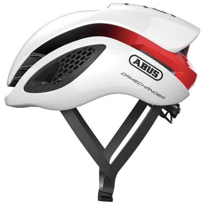 Abus Casco Bicicletta Strada GameChanger White Red taglia L