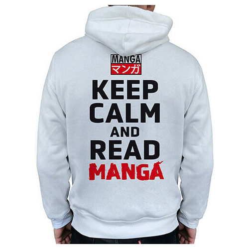 AbyStyle Felpa Keep Calm Read Manga Taglia L