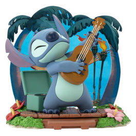 Stitch Rocker Statuetta 10 cm