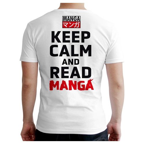 AbyStyle T-Shirt Keep Calm Read Manga Taglia S