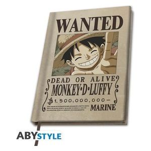 AbyStyle Taccuino A5 One Piece Wanted Monkey D.Luffy