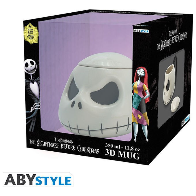 ABYstyle Tazza 3D Jack Glow in the Dark 300 ml Nightmare Before Christmas