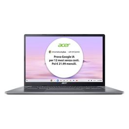 Chromebook Plus 515 CB515-2H-34ZU i3-1215u 8Gb Hd 256Gb Ssd ChromeOS