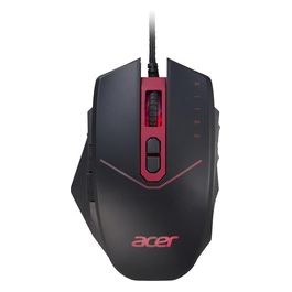 ACER Nitro Gaming Maus NMW120 Mouse Mano Destra USB Tipo A Ottico 4200 DPI Nero/Rosso