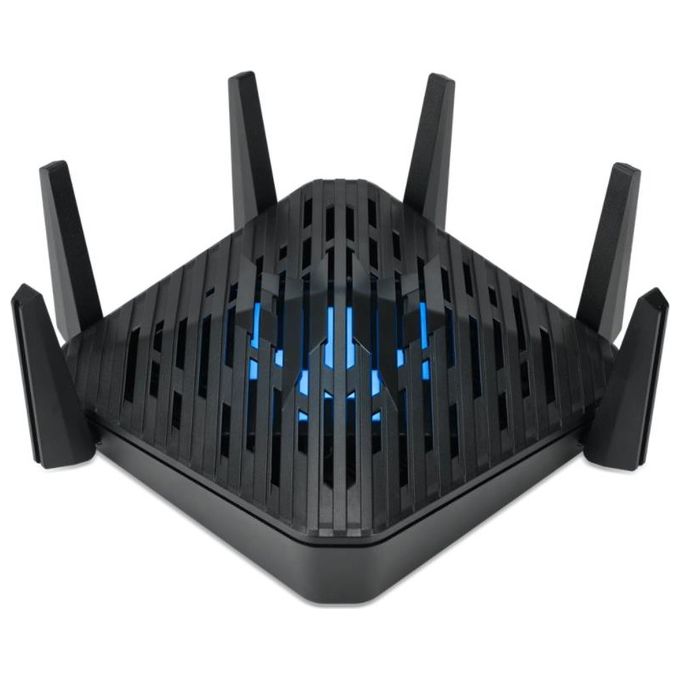 Acer Predator Connect W6 Wi Fi 6E Router Wireless Gigabit Ethernet Tri-Band 2.4 GHz-5 GHz-6 GHz Nero