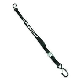 Cinghie ferma moto 25mm (coppia) nero