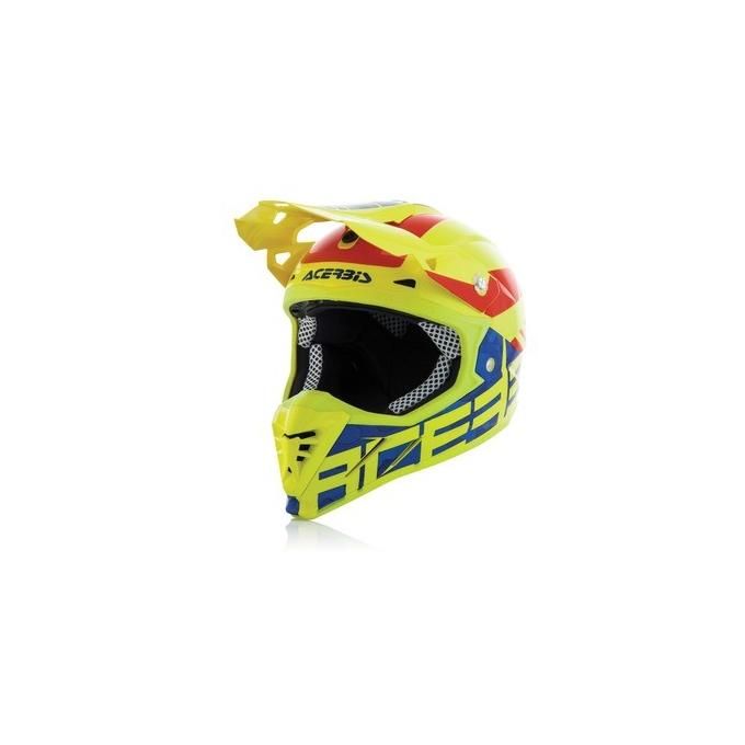 Acerbis 0022097.274.068 casco Profile 3.0 Blackmamba taglia XL fluo giallo blu Acerbis 0022097.274.068 casco Profile 3.0 Blackmamba taglia XL fluo giallo blu