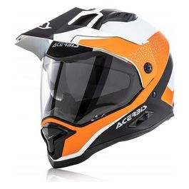 Casco Integrale Reactive Graffix Bianco-Arancione