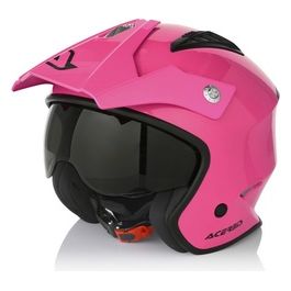 Casco Jet Aria Fuxia