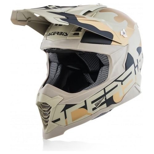 Casco Motocross Impact X-Racer Vtr Camouflage-Marrone