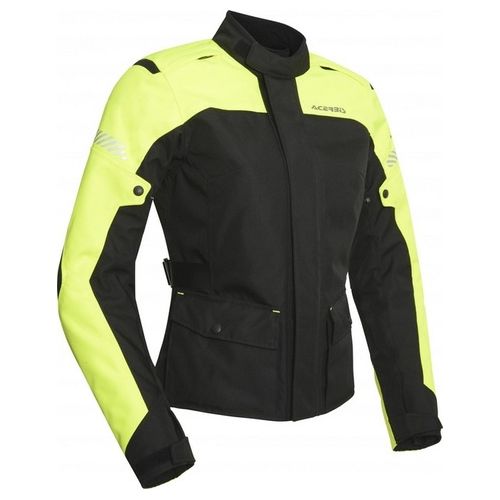 Giacca Moto Donna Dual Road Certificata DISCOVERY FOREST LADY Nero-Giallo