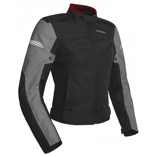 Giacca Moto Donna Dual Road Certificata DISCOVERY GHIBLY LADY Nero-Grigio
