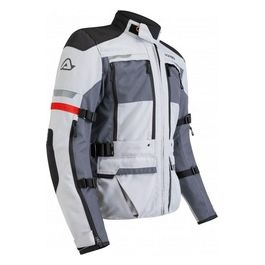 Giacca Moto Dual Road X-TOUR Grigio Chiaro