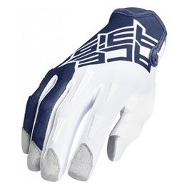Guanti Motocross Bambino Mx X-K Blu-Bianco