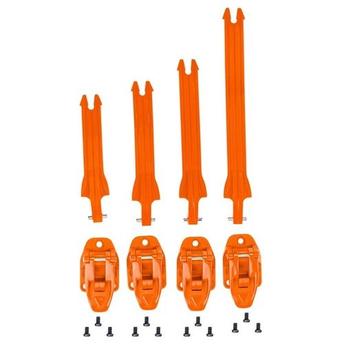 Acerbis Set fibbie di ricambio per stivali X-Team Arancione 