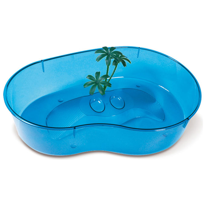 Acquafriend Tartarughiera in plastica Capri L - 40x28x9h cm Colori Assortiti