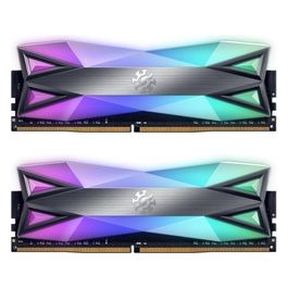 Adata AX4U36008G18I-DT60 Ram Gaming Xpg Spectrix D60g 16Gb 2x8Gb Ddr4 3600mhz Rgb Cl18-22-22 Tungsten Grey