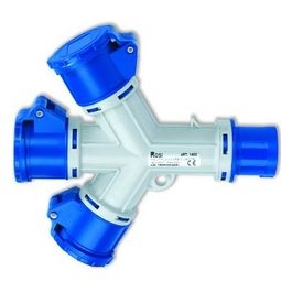 Adattatori Cee-Blu 230V-16A 3 Prese Art. 1402