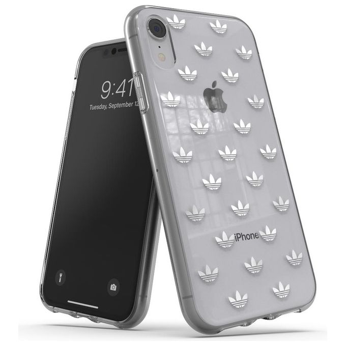 Adidas Clear Cover per iPhone XR Silver