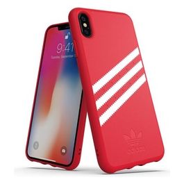 Adidas Gazelle Cover per iPhone XS Max Rosso/Bianco