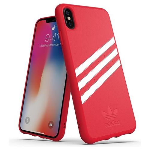 Adidas Gazelle Cover per iPhone XS Max Rosso/Bianco