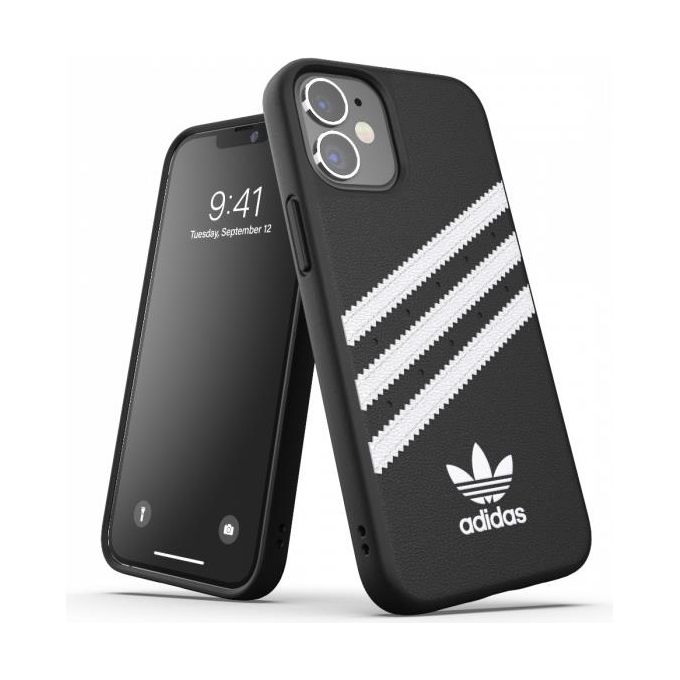 Adidas Samba Cover per iPhone 12 Mini Nero-Bianco