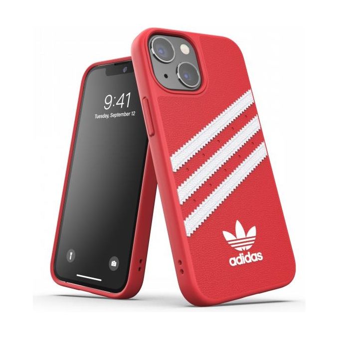 Adidas Samba Cover per iPhone 13 Mini Rosso/Bianco
