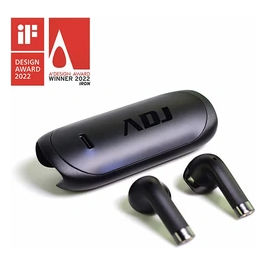 Adj Auricolari Earbud Bluetooth 5.2 Novel Black Metal HousingAG Qualcomm 3040 Ipx4