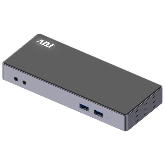 ADJ 143-00026 Docking Station USB 3.0 Multi Display Alluminio Antigraffio Xena