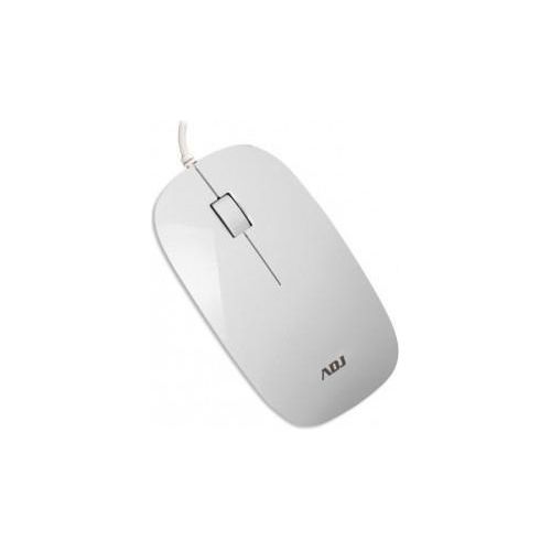 Adj MO110 Mouse Usb Ottico 3D Slim 1000 Dpi Plug&play Bianco