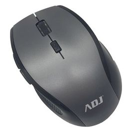 Adj Mouse Wireless Ottico Tracer Gy Bk 1600 Dpi 6 Tasti con Ricevitore