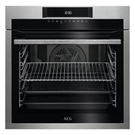 AEG BEE641222M Forno Elettrico Multifunzione Ventilato da Incasso SurroundCook Capacita' 72 Litri Classe energetica A 12 programmi Ventilazione ThermiC Air 56 cm Inox