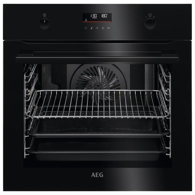 Aeg BPK535060B Forno Elettrico da Incasso Ventilato Multifunzione con Grill 71 Litri 60 cm Classe A colore Nero