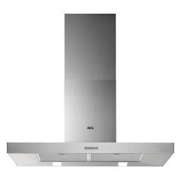 AEG DBB4950M Cappa a Parete Aspirante Classe energetica B 603 m3/h 3 Velocita' Illuminazione LED 90 cm Acciaio Inox