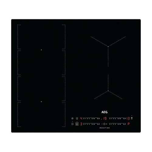 IKE64473IB Serie 6000 MultiBridge - Piano cottura a induzione, 60 cm, 4 zone, funzione MultiBridge, Nero