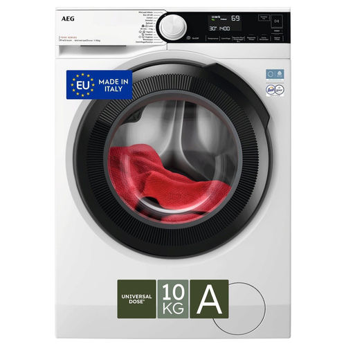 LR7FD104V Series 7000 Lavatrice Frontale 10 Kg 1400 rpm Classe A ProSteam Motore Inverter 75 dB (85x60x63 cm) colore Bianco