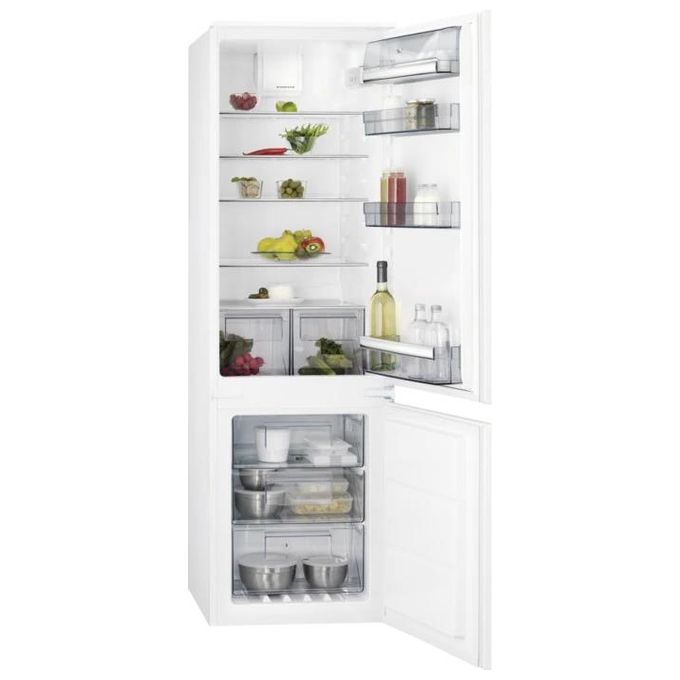 Aeg SCE618F6TS Frigorifero Combinato da Incasso Capacita' 254 Litri Classe energetica F Total No Frost 177,2 cm Bianco