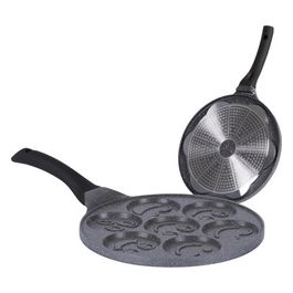 Y0F6PK0260 Padella Pancakes cm 26 Antiaderente con Rivestimento Petravera colore Alluminio