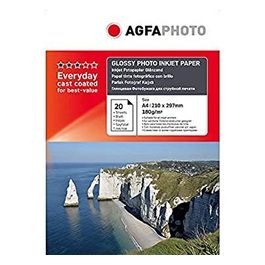Everyday Photo Inkjet Carta Lucido 180gr A4 20 Fogli