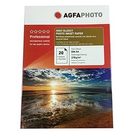 AgfaPhoto Professional Photo Carta High Gloss 260gr A4 20 Fogli