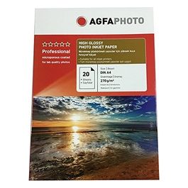 Professional Photo Carta High Gloss 260gr A4 20 Fogli